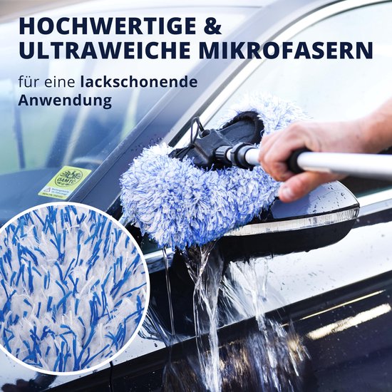 LICARGO Housse de brosse pour brosses en libre service - pour un lavage en douceur sans rayures - housse de brosse extra douce et absorbante - pour toutes les brosses Housse de brosse pour brosses en libre service lavage