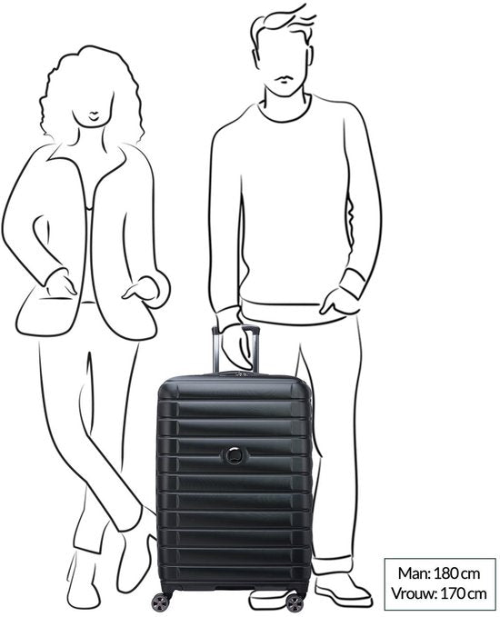 DELSEY PARIS Shadow 5.0 4DR Valise à roulettes extensible 75 Bleu marine Bleu foncé