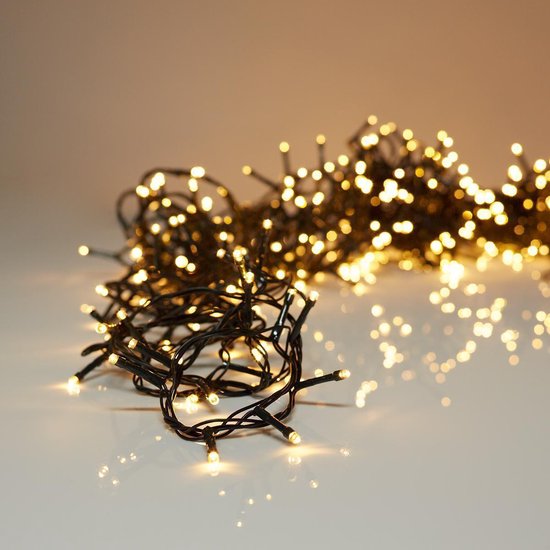 Guirlande lumineuse de Noël - 40 ampoules LED - blanc chaud - 300 cm - guirlande de Noël