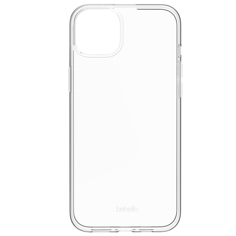 BeHello Phone case iPhone 15 Plus Thin Gel Case - Transparent