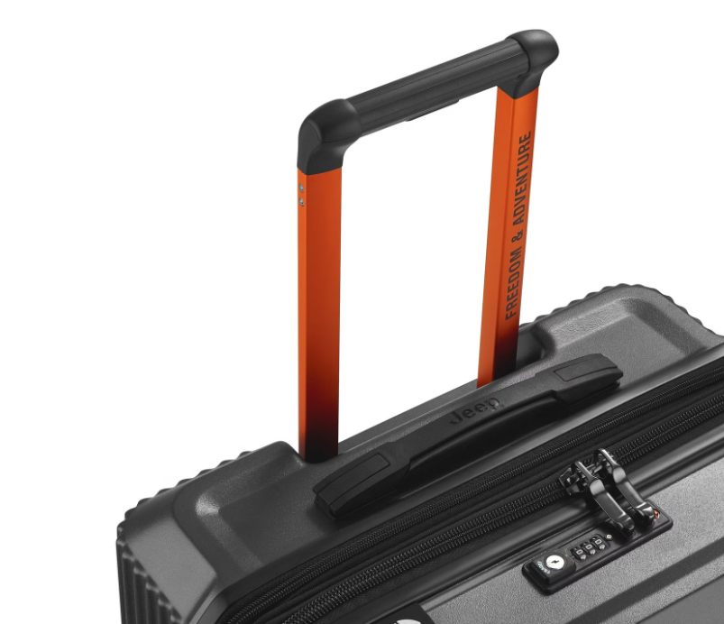 Valise de cabine Jeep extensible 37 L JH001A – Anthracite – Polycarbonate - 55 x 40 x 21/24 cm