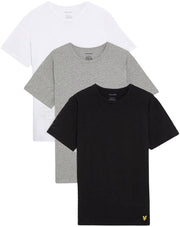 T-shirt d'intérieur Lyle & Scott Basic pour homme (lot de 3) - Taille XXL