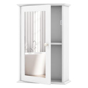 Armoire de toilette Coast - MDF - Miroir HD - 34 x 15 x 53 cm - Blanc