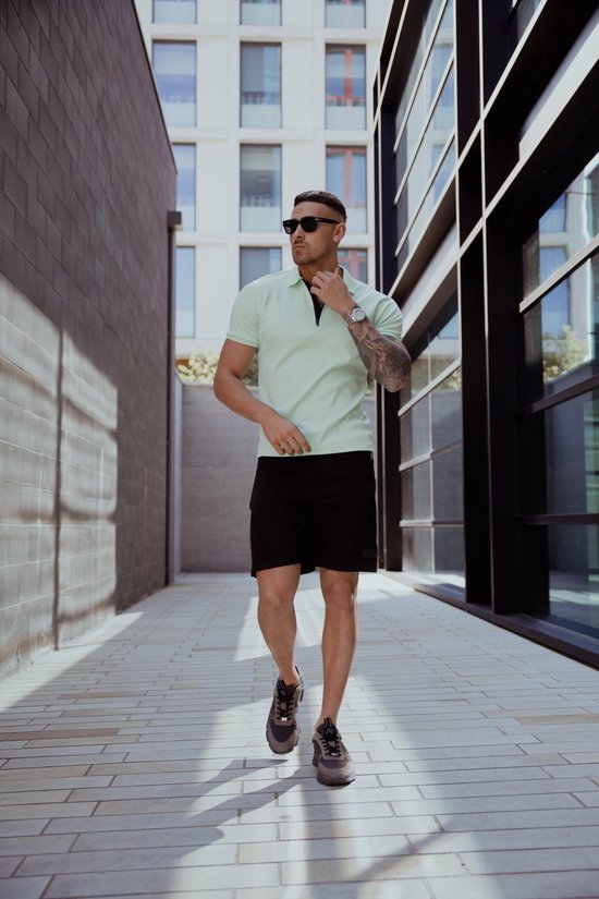 AB Lifestyle - Polo Platinum | Vert Pastel - Hommes - Taille : S