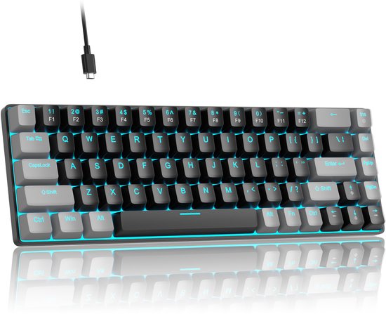 MageGee MK-BOX - Clavier mécanique - Clavier gaming - Clavier - Filaire - Commutateurs rouges