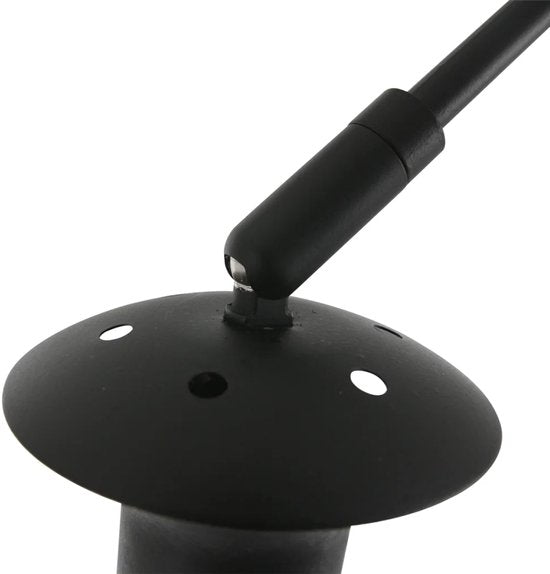 Steinhauer Arc Wall Lamp Sparkled Light - Orientable et extensible - E27 - 145 cm - Noir