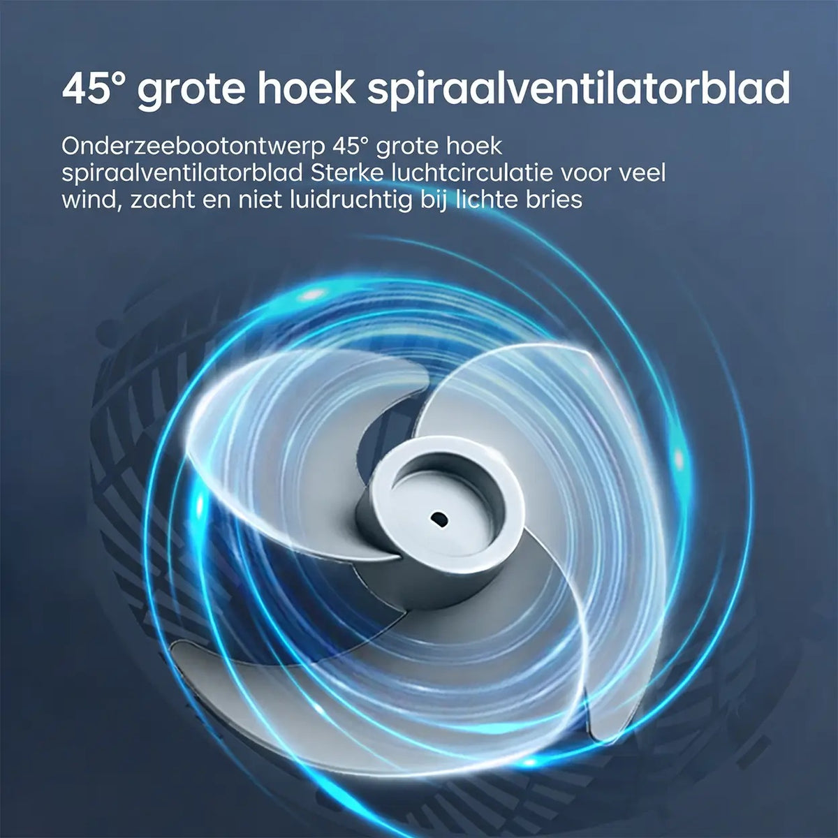 Ventilateur de circulation d'air Airmate - Réglable de 45 à 108 cm - 3 pales