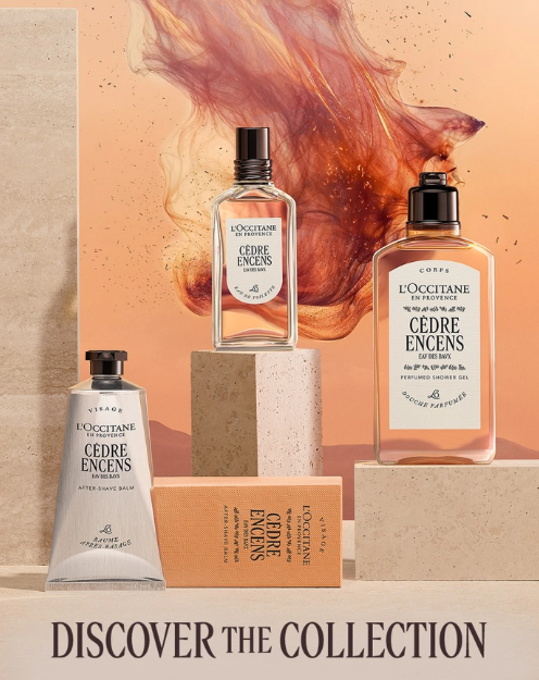 Coffret cadeau L’OCCITANE Eau des Baux - 600 ml - Parfum chaud, épicé et boisé