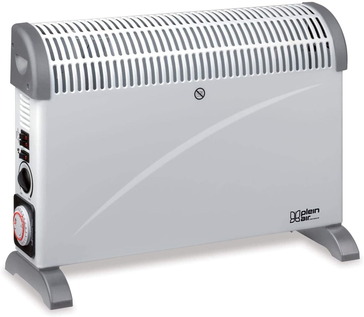 Chauffage électrique d'appoint Plein Air - Thermostat réglable 3 niveau - 2000W - Blanc