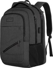 TRVLMORE Sac à dos - 36L - 17 inch - Sac à dos pour ordinateur portable - Sac d'école - Unisex - Splashproof Anthracite
