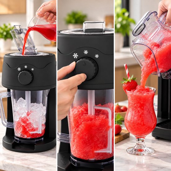 Machine à granités et broyeur à glace Nexxt - 1 litre - 3 vitesses - 30 W