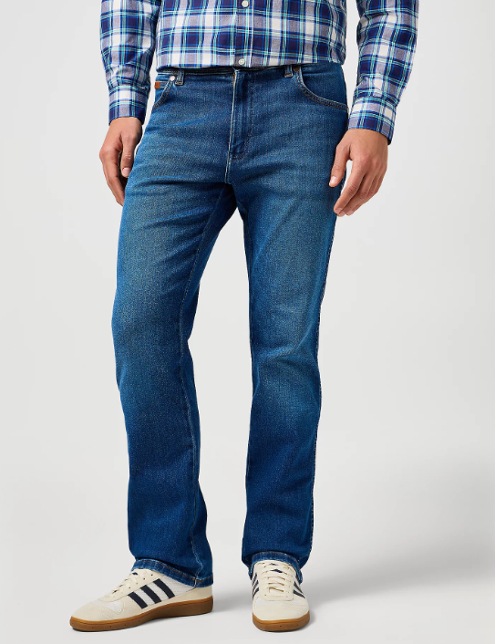 wrangler Texas Medium Stretch Straight Jean - Verdant Tone - taille 30×32