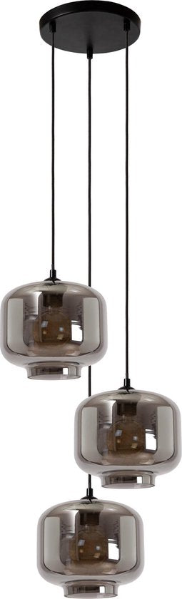 Lucide MEDINE - Suspension - Ø 46 cm - 3xE27 - Fumé