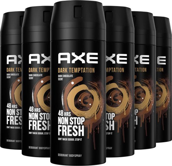 Axe - Déodorant - Spray - Dark Temptation - 48 h - 150 ml x 6