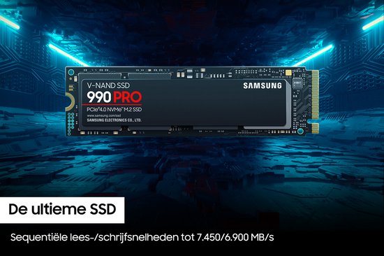 Samsung 990 PRO - SSD interne - PCIe 4.0 - NVMe M.2 - 2 To