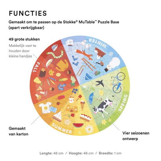 Puzzle Stokke® MUtable™ V2 - Les quatre saisons