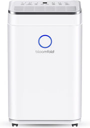 Déshumidificateur Bloomfold - 20L par jour - Fonction Lavage-Séchage incluse - Convient au salon, à la chambre, à la cave et à la salle de bain - Déshumidificateur - Blanc