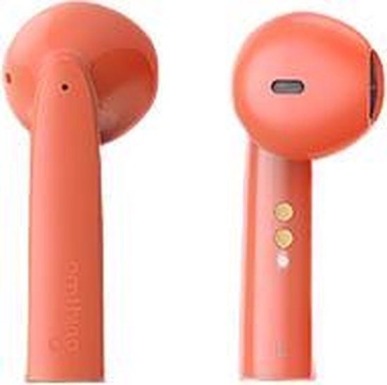 Casque sans fil intra-auriculaire AirFree Pods d'Omthing pour écouter de la musique via Bluetooth, couleur orange
