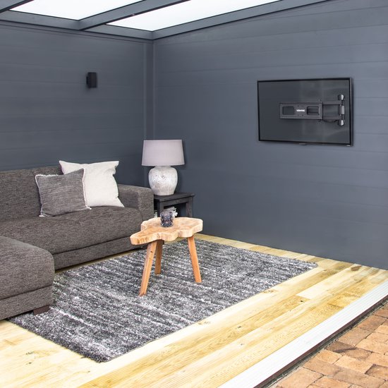 VONROC Support TV - Orientable et inclinable pour 32 à 75 pouces - Universel jusqu'à 50 kg. - Matériel de montage inclus