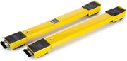 Toolland Rouleaux de meubles extensibles, 2 pièces, extensibles de 44,5 cm à 70 cm, capacité de charge 250 kg