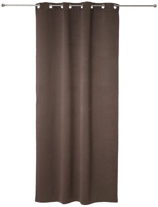 Rideaux occultants - 135 x 240 cm - 2 pièces - taupe
