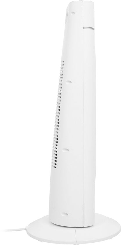 Radiateur électrique Tristar KA-5088 - Radiateur à tour en céramique - Télécommande - Convient pour 25 m² - Radiateur soufflant - Blanc