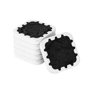 Zimatic Anneaux de rechange pour poubelle - Lot de 6 - Anneaux de rechange pour sacs poubelle - Blanc