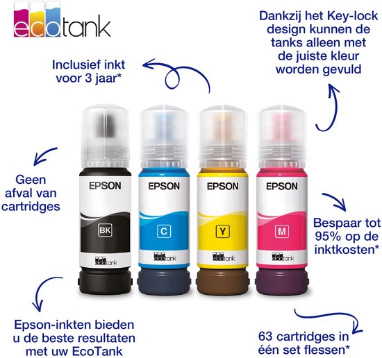 Epson 104 EcoTank - Flacon d'encre / Jaune