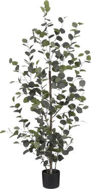 Plante Artificielle Eucalyptus - Mica Decorationsen - Pot de Fleur - H150 x Ø30 cm - Vert