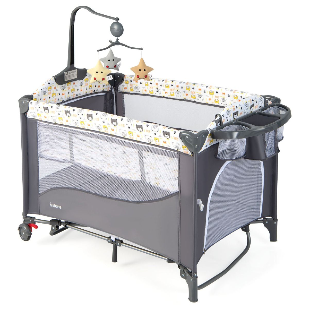 Lit Coast - Pliable - 110 x 76 x 76 cm - Noir
