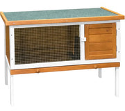 Clapier - clapier pour rongeurs (lapins, cochons d'Inde) - cage pour animaux - abri pour animaux - adapté à une utilisation à l'intérieur et à l'extérieur