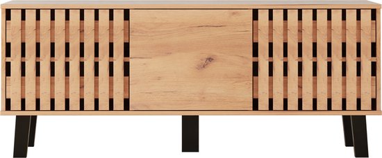 VDD Home - Meuble TV - Meuble TV suspendu - Bois - 130 x 53 x 40 cm - À poser ou à suspendre