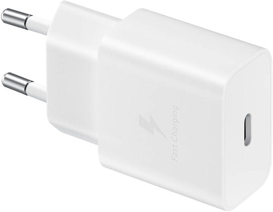 Adaptateur USB-C Samsung avec câble - 15 W - 1 m - Blanc