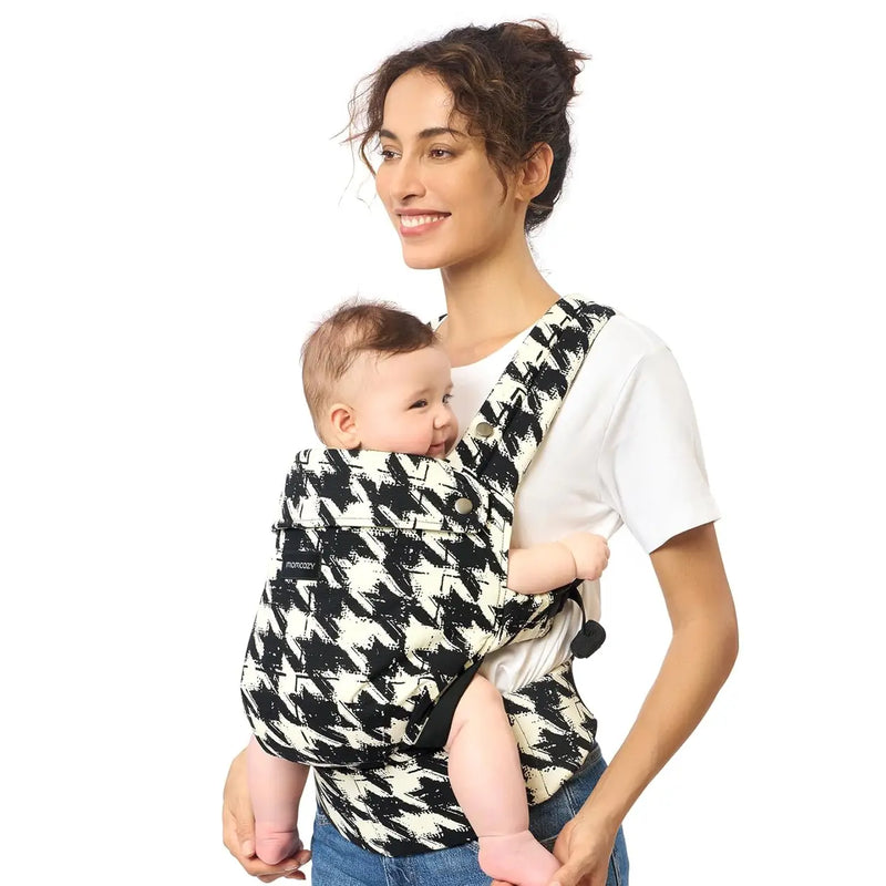 Porte-bébé Momcozy BC001 - motif « pattes de coq » - coton