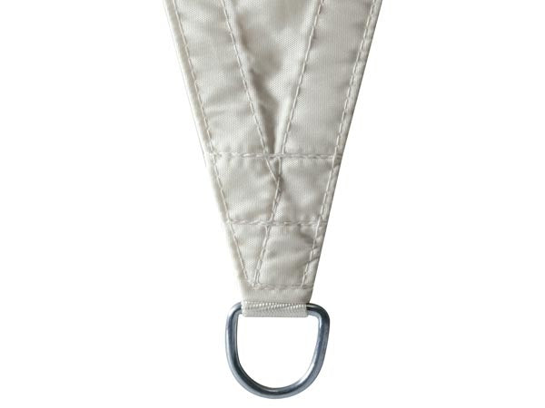 Perel Schaduwdoek, waterafstotend, 5 x 5 x 5 m, 160 g/m², polyester, driehoek, crème