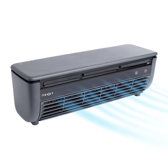 Ventilateur et refroidisseur d'air sans fil Nexxt – Sans fil, silencieux, rechargeable – Avec fonction de brumisation et télécommande – Pour la maison, le bureau ou le camping