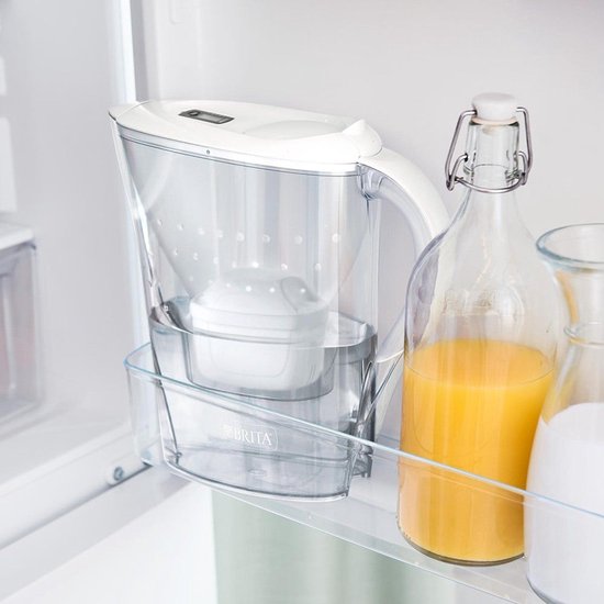 BRITA - Carafe filtrante - Marella Cool - 2,4 L - Blanche - avec 6 cartouches filtrantes MAXTRA PRO ALL-IN-1 - Lot économique