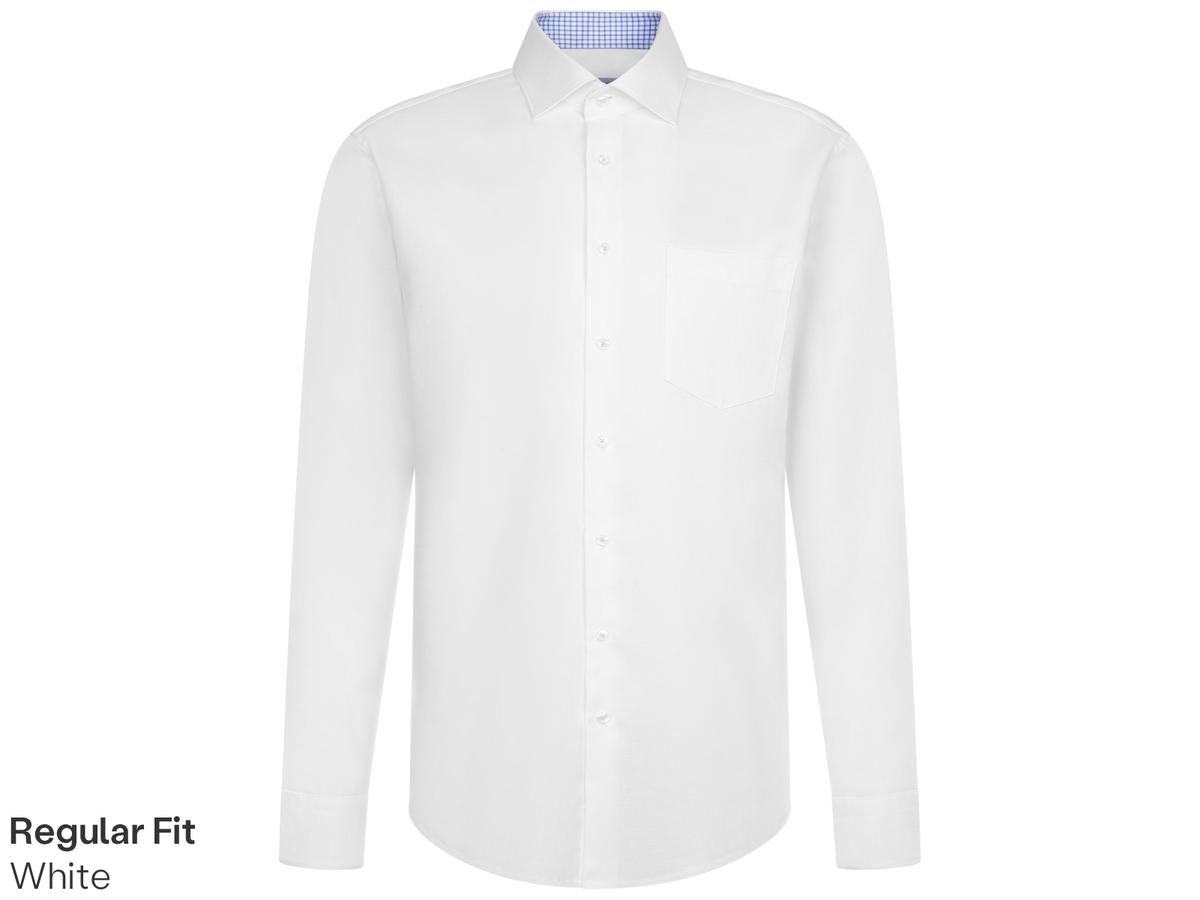 Chemise de travail Seidensticker New Kent - Coupe ajustée - taille 39 - Blanche