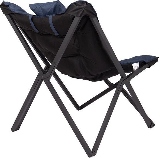 Bo-Camp - Industrial - Fauteuil de détente - Brandon - Cationic - Bleu