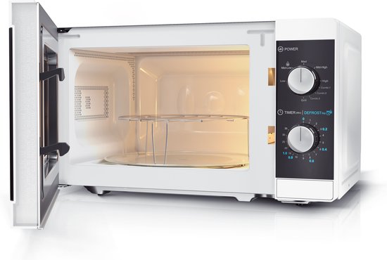 Micro-ondes et grill Sharp YC-MG01E-W - 800 W - 20 litres - blanc