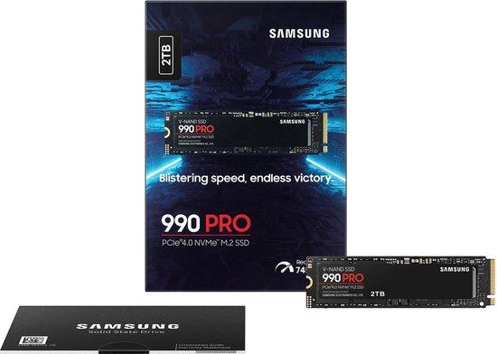 Samsung 990 PRO - SSD interne - PCIe 4.0 - NVMe M.2 - 2 To
