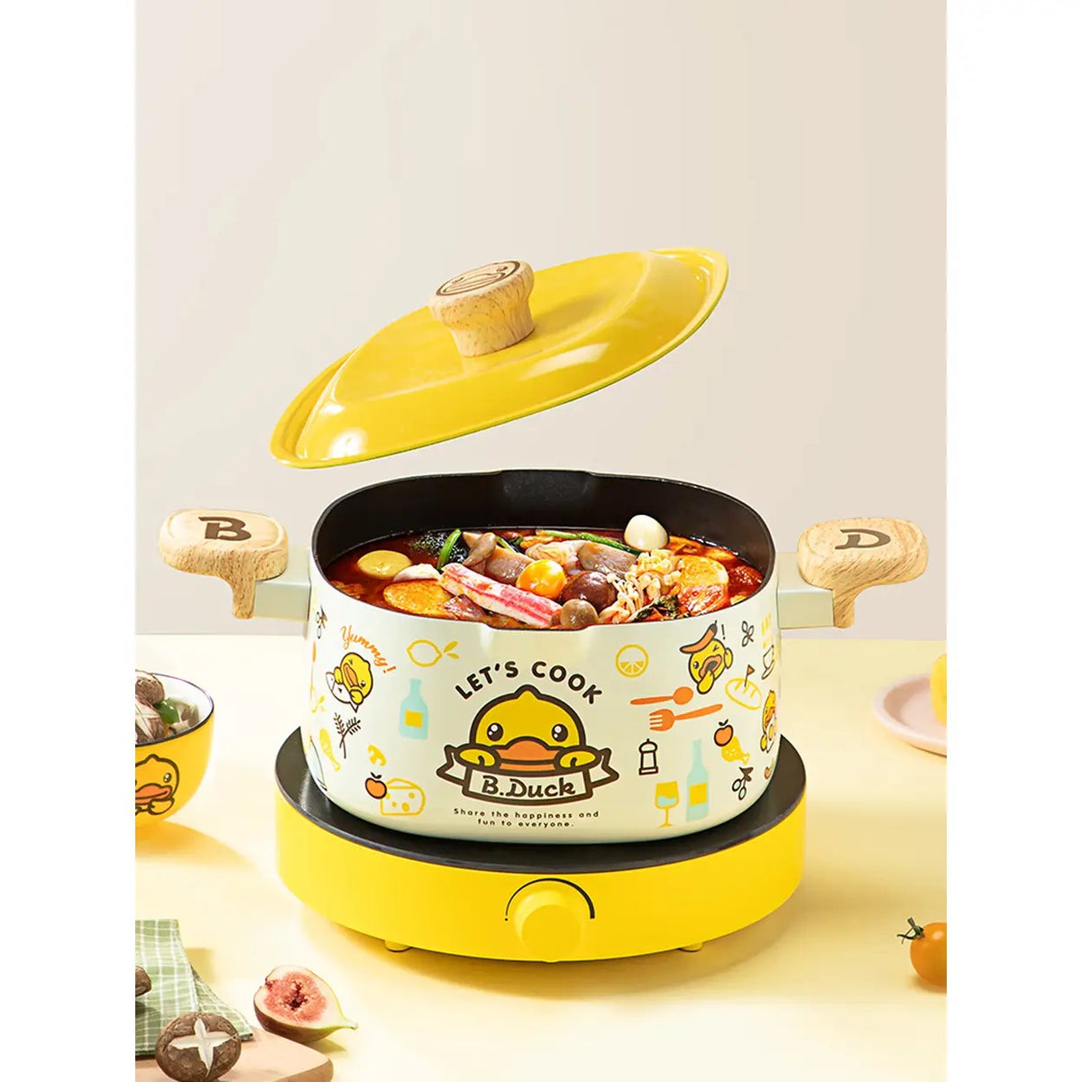 COOKER KING x B.DUCK Casserole avec couvercle - Antiadhésive - 22 cm