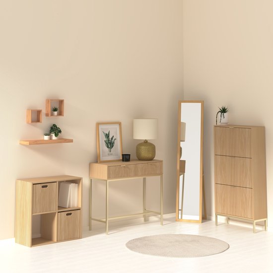 Panier de rangement 5Five Tasso - 31 x 30 x 31 cm - Beige