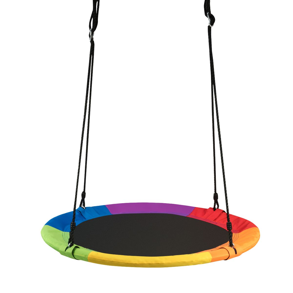 Balançoire Coast Nest - balançoire ronde - hauteur réglable - multicolore 100 cm