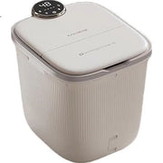 Appareil de massage des pieds Keshijie K3 - Automatique avec chauffage intelligent et coussins d'air - Blanc - 39 x 34 x 35,6 cm