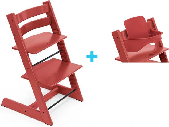 Chaise haute Stokke Tripp Trapp - Rouge chaud