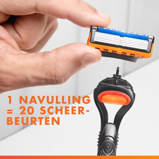 Lames de rasoir Gillette Fusion5 pour hommes - 28 pièces - Emballage en carton à glisser dans la boîte aux lettres