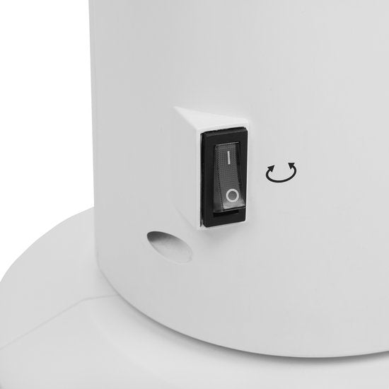 Radiateur électrique Tristar KA-5088 - Radiateur à tour en céramique - Télécommande - Convient pour 25 m² - Radiateur soufflant - Blanc