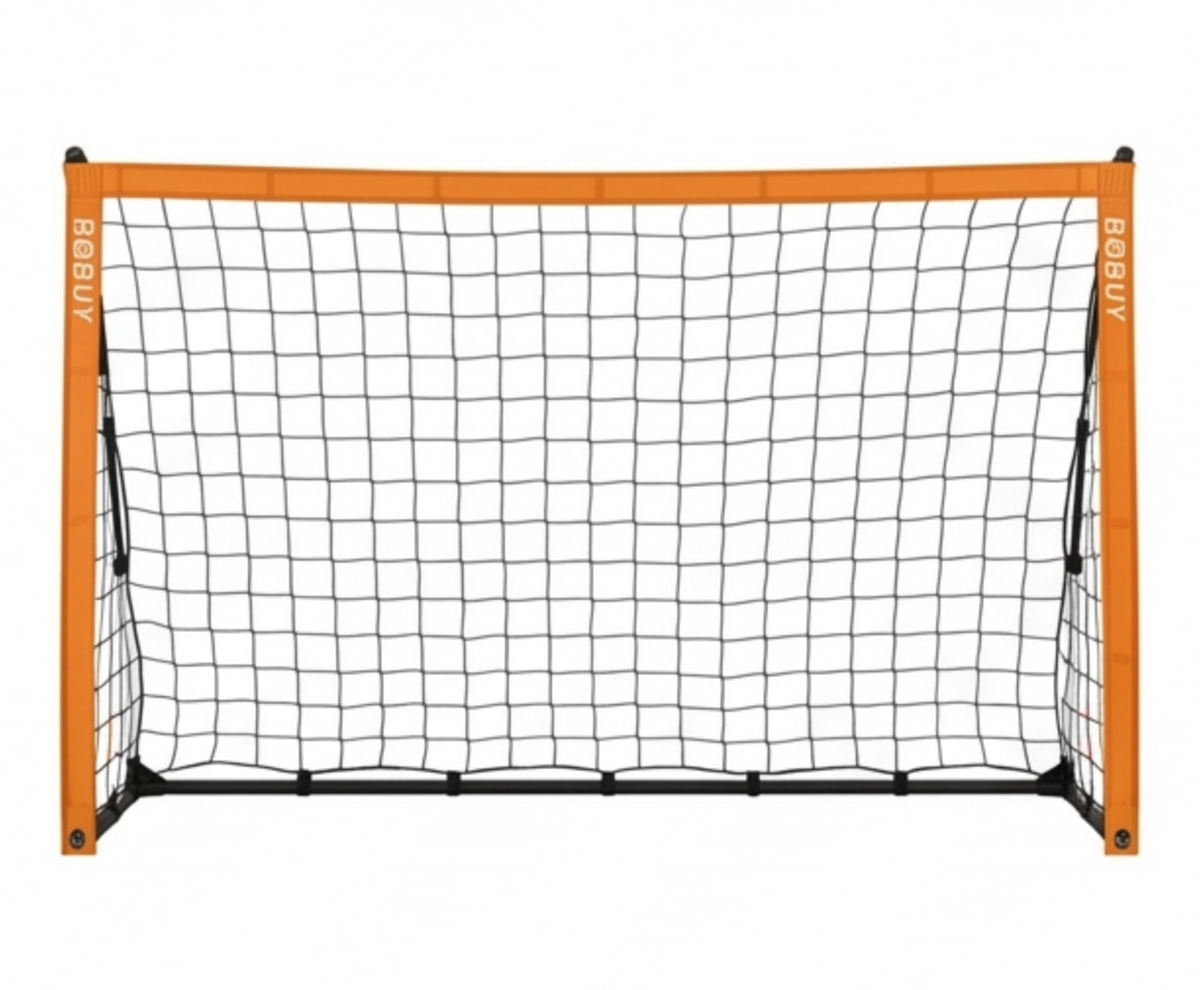 SoBuy But de football - Pop-up - 200 x 140 x 55 cm - Orange