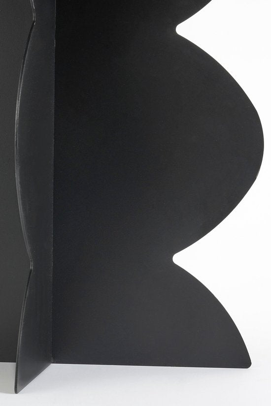 Table d'appoint Rafi de Mica Decorations - H40 x Ø45 cm - Fer - Noir